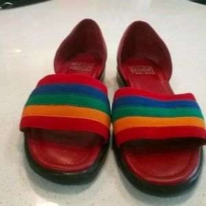 Mootsies Tootsies Flats Sandals Red size 7